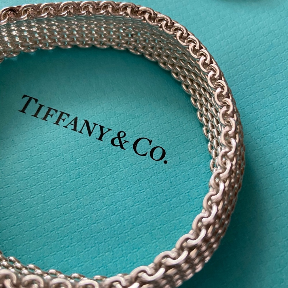 Tiffany & Co. mesh band bracelet